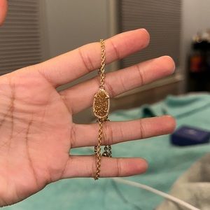 Elaina Rose Gold Adjustable Chain Bracelet in Rose Gold